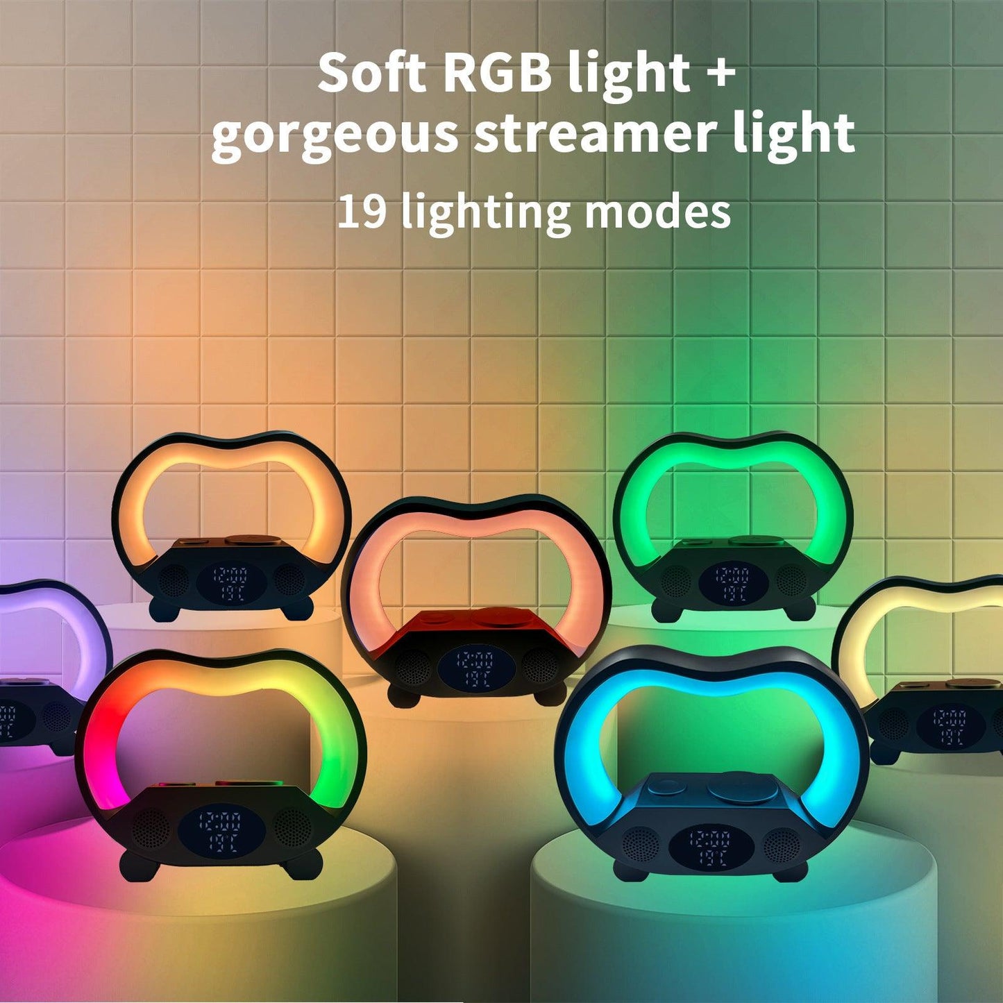 All-in-One LED Lamp with Bluetooth Speaker & Charger - EASYBUY