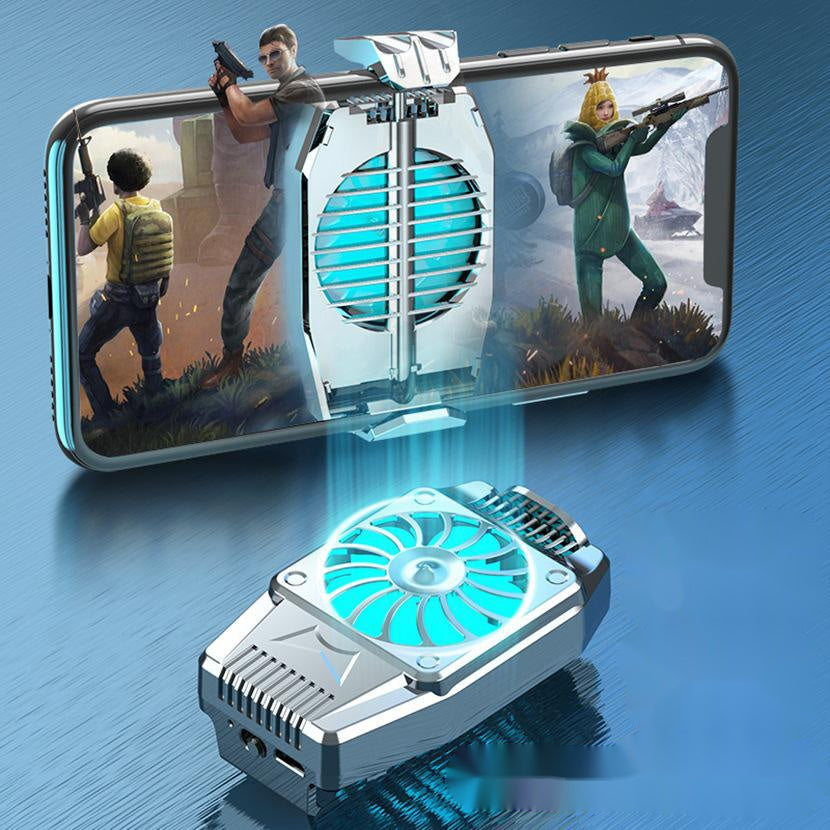 Creative cooling fan for mobile phones