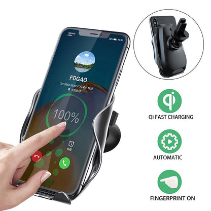 Fdgao 15W Infrared Touch Sensor Car Wireless Charger Is Suitable For Wireless Charging Mobile Phones Universal - EASYBUY