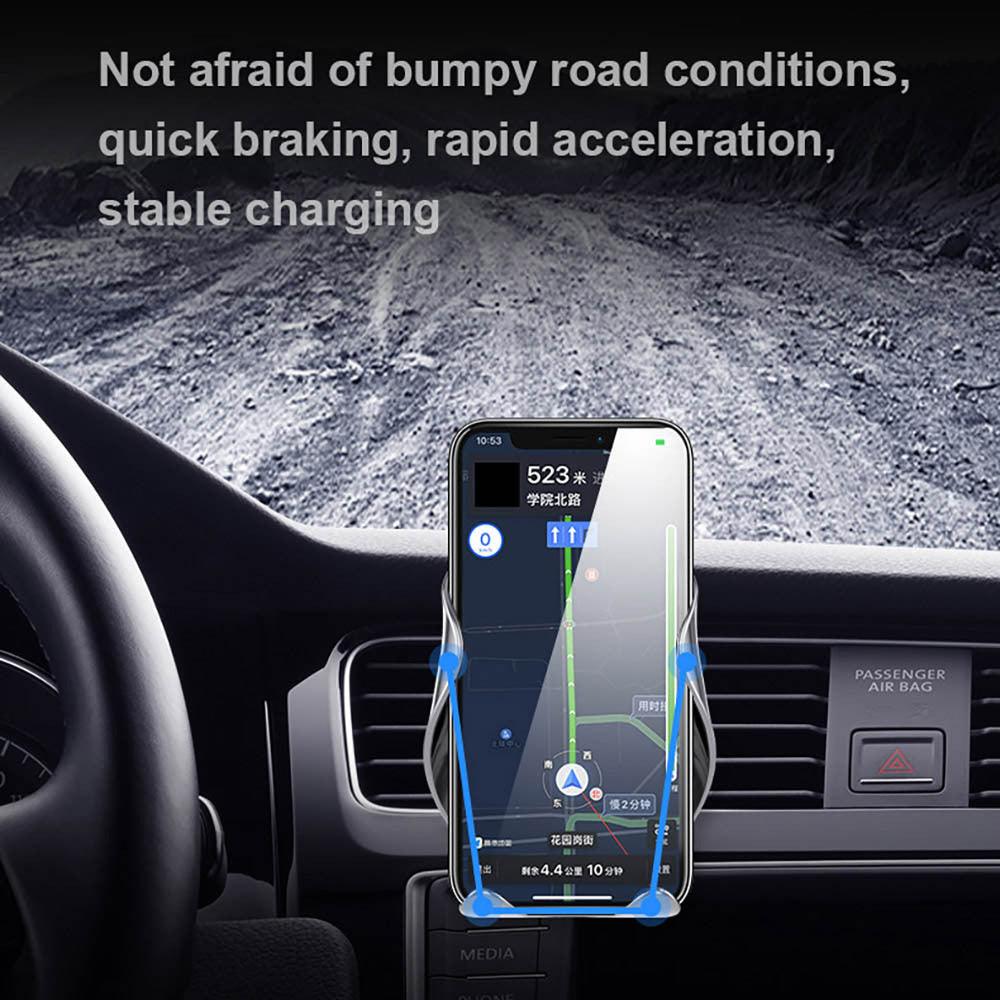 Fdgao 15W Infrared Touch Sensor Car Wireless Charger Is Suitable For Wireless Charging Mobile Phones Universal - EASYBUY