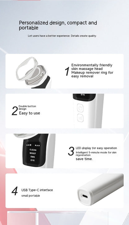 Portable facial massage tool for daily use