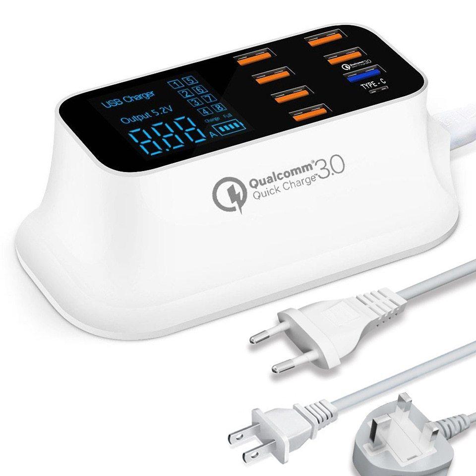 Quick Charge 3.0 Ordinary Smart USB Charger Station - EASYBUY