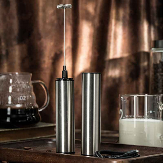 Electric Milk Frother - Handheld Coffee Whisk