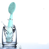 Handheld pore cleaner silicone cleansing brush