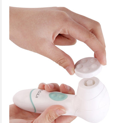 Portable waterproof electric face brush