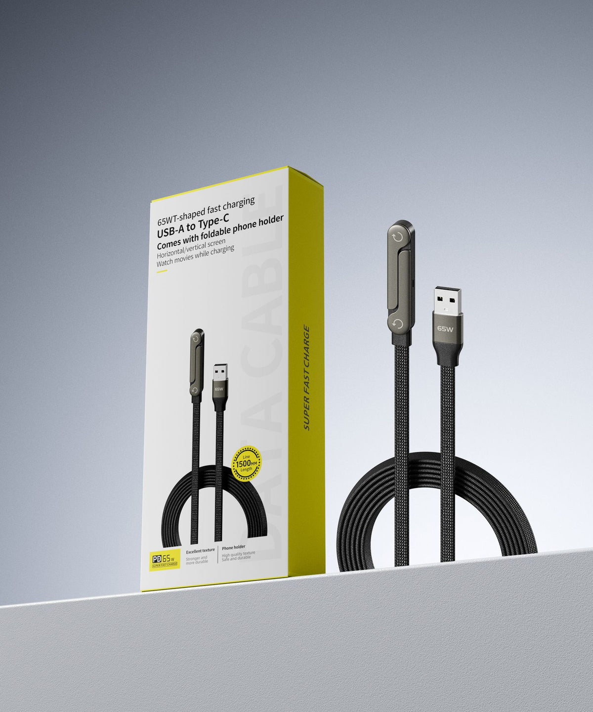 2-in-1 Foldable Fast-Charging Cable with - product image 13