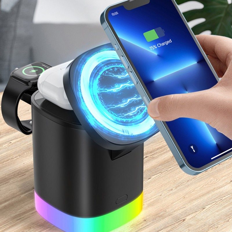 RGB 3-in-1 Charging Station for Apple devices