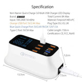 Quick Charge 3.0 Ordinary Smart USB Charger Station - EASYBUY