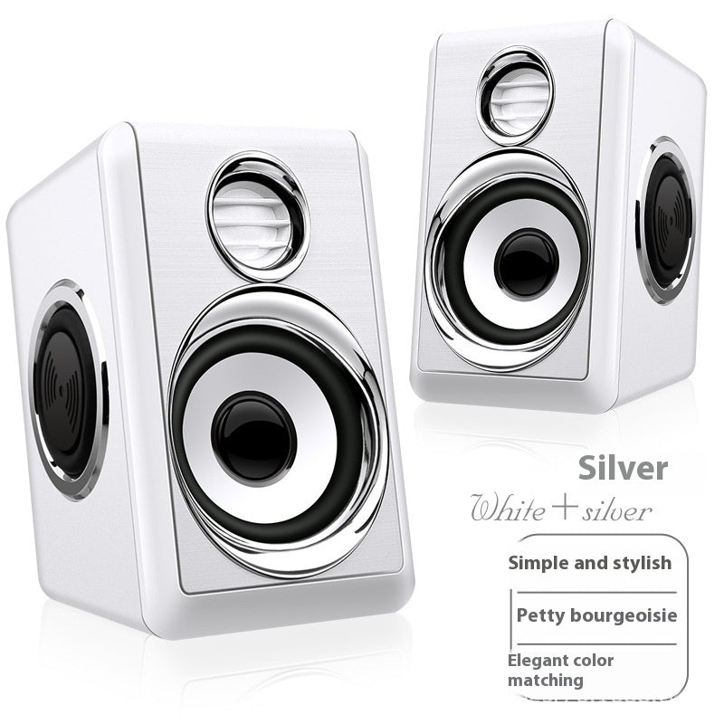 Portable mini speaker for laptop and desk