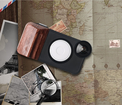 Phone case with built-in fill light for videos