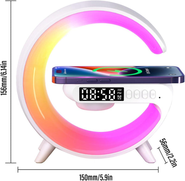 "AS EASY BUY — All-in-One Smart Lamp | Charger + Speaker + Clock" - EASYBUY