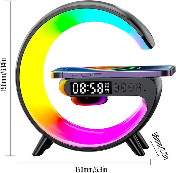 "AS EASY BUY — All-in-One Smart Lamp | Charger + Speaker + Clock" - EASYBUY