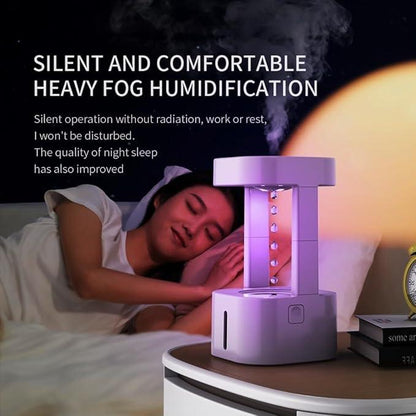The Anti-gravity humidifier has the idea of reverse drip flow - EASYBUY