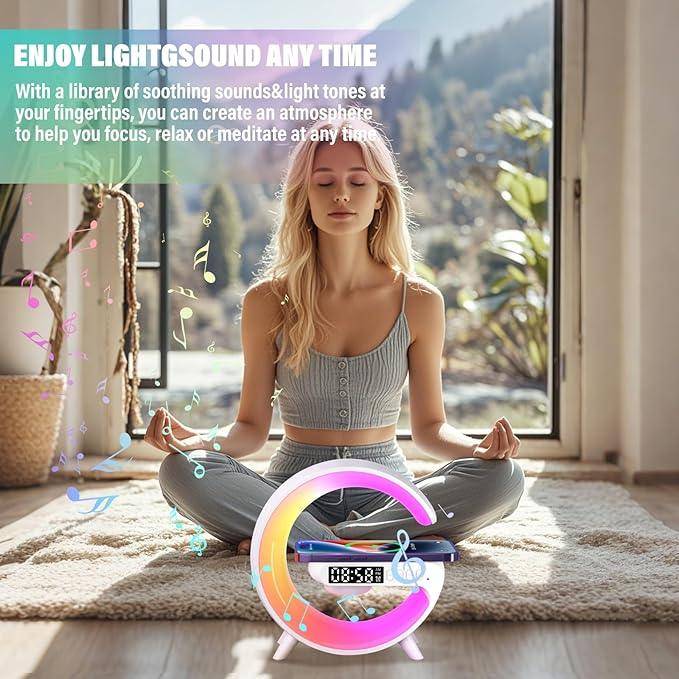"AS EASY BUY — All-in-One Smart Lamp | Charger + Speaker + Clock" - EASYBUY