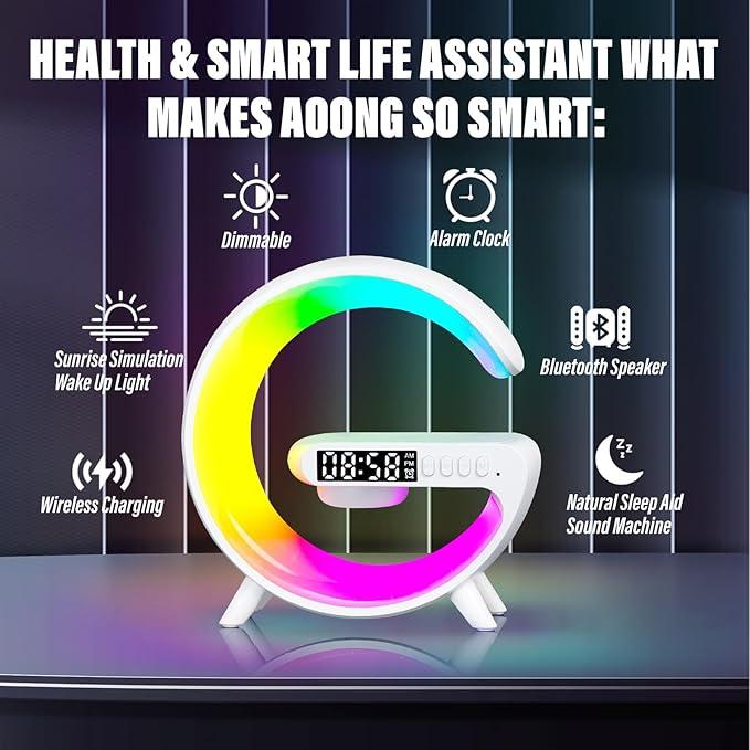 "AS EASY BUY — All-in-One Smart Lamp | Charger + Speaker + Clock" - EASYBUY