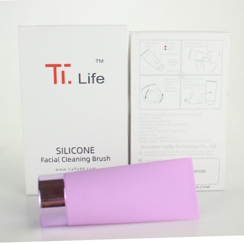 Portable waterproof facial cleansing tool