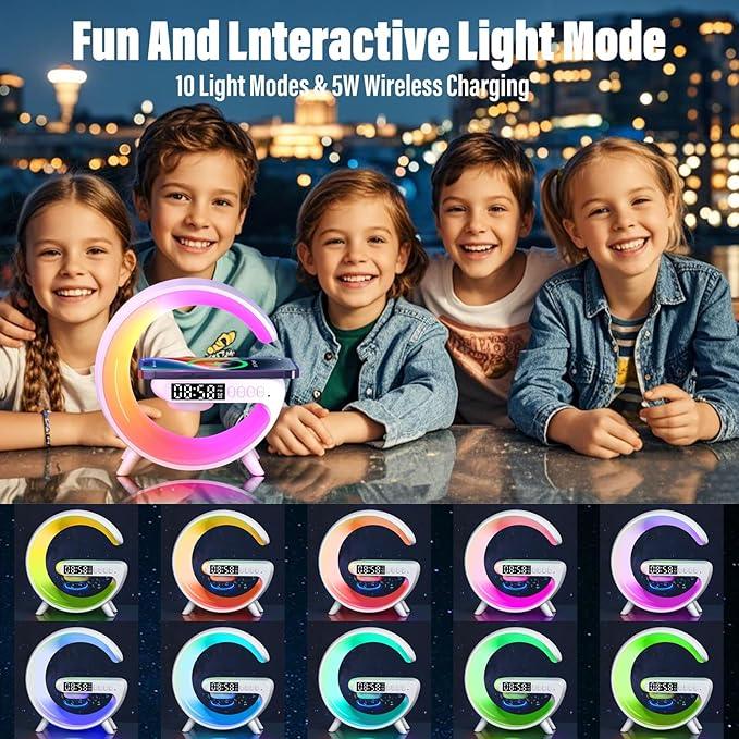 "AS EASY BUY — All-in-One Smart Lamp | Charger + Speaker + Clock" - EASYBUY