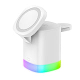 Fast charging RGB 3-in-1 station for iPhone, Watch, AirPods