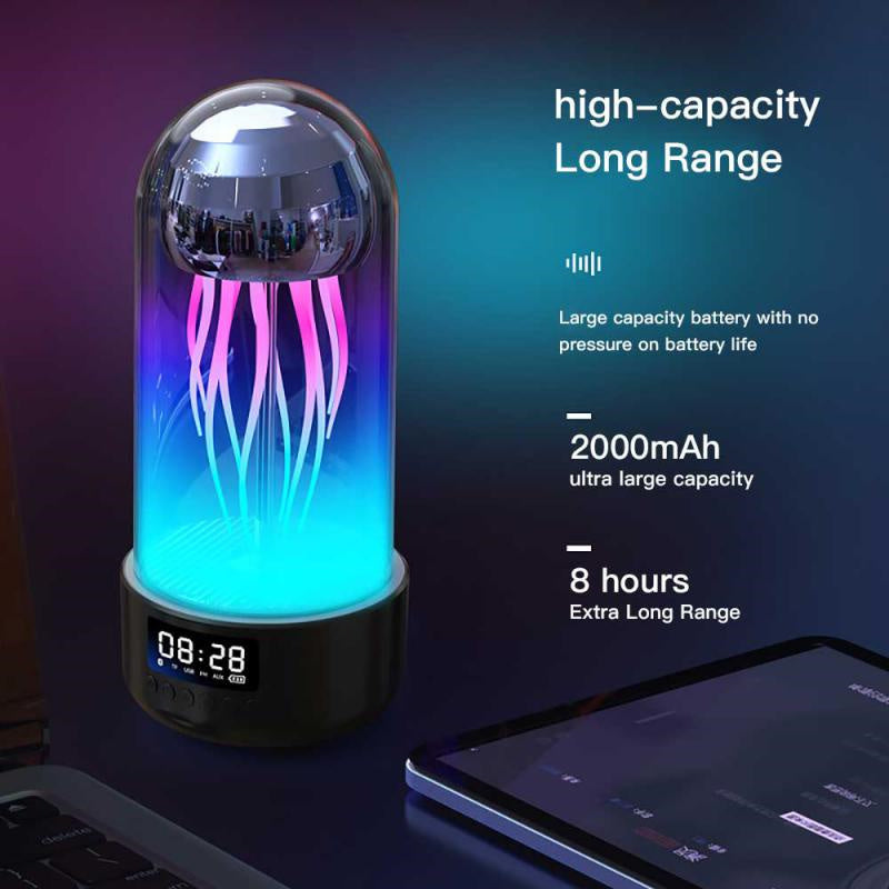 JellyGlow 3in1 Bluetooth speaker and digital clock combo