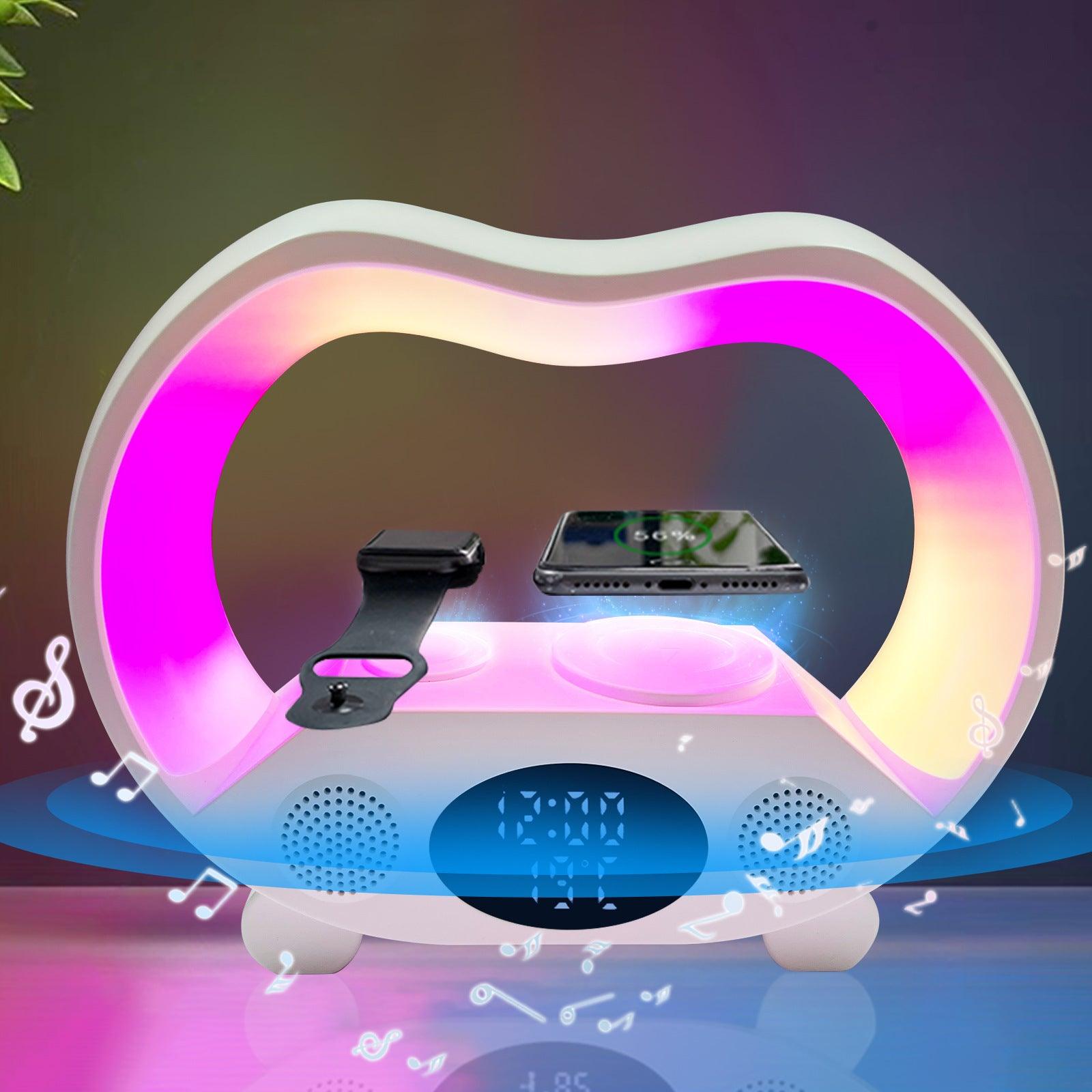 All-in-One LED Lamp with Bluetooth Speaker & Charger - EASYBUY