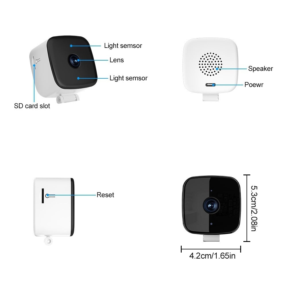 Window-Mount Security Camera – 2K HD wit - product image 2