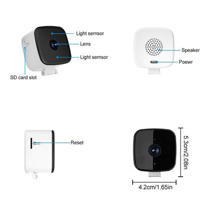 Window-Mount Security Camera – 2K HD wit - product image 2