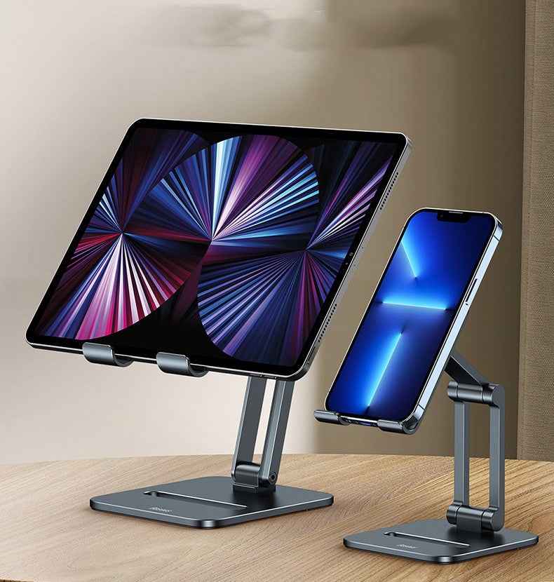 Adjustable Metal Phone and Tablet Stand - Foldable