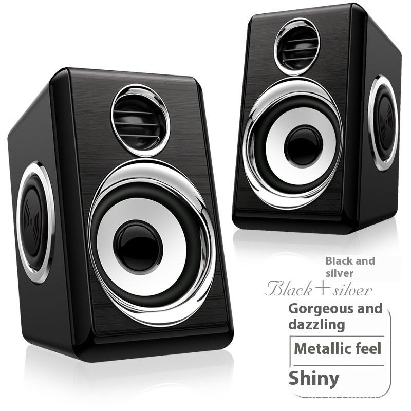 Portable mini speaker for laptop and desk