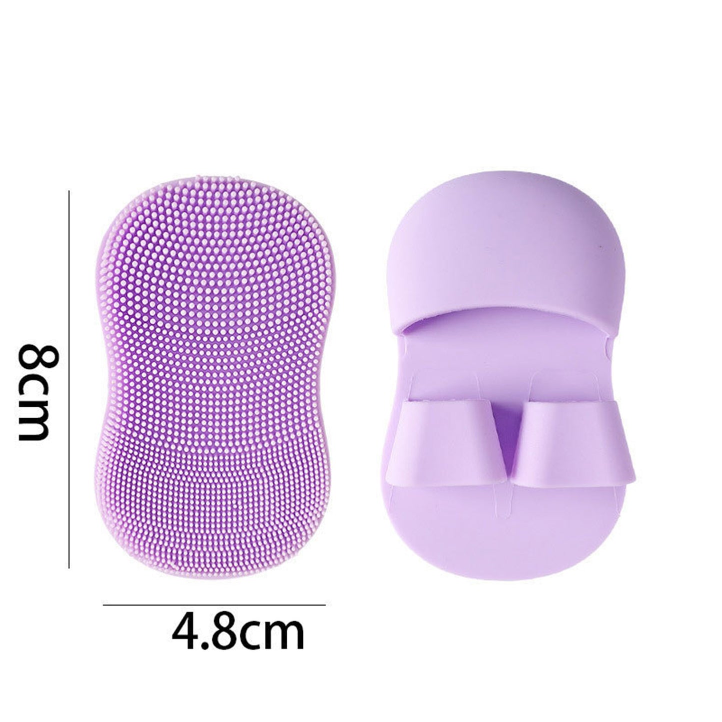 Mini Facial Brush silicone exfoliator set