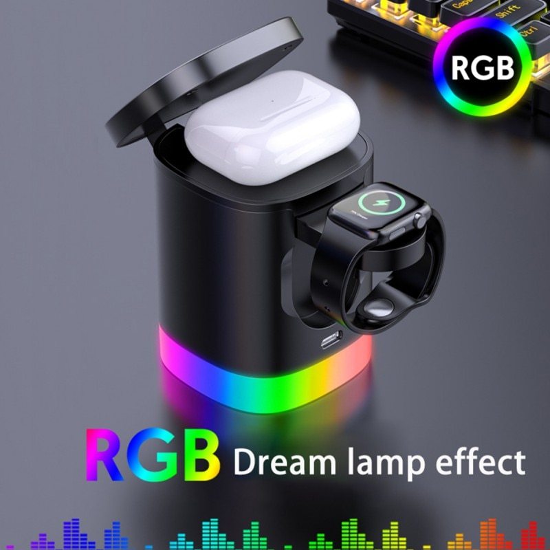 RGB 3-in-1 Charging Station for Apple devices
