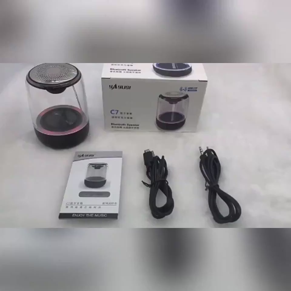 GlowBass Wireless Speaker delivering powerful sound - ASEASYBUY