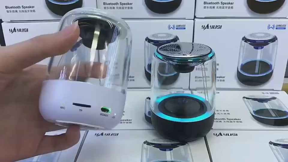 GlowBass Wireless Speaker delivering powerful sound - ASEASYBUY