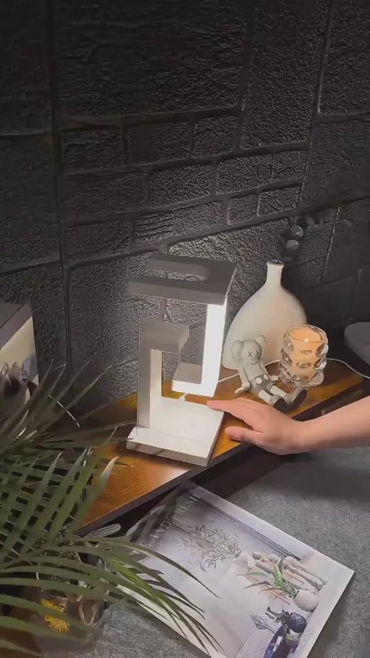 Compact AuraDock Smart Lamp for bedside or desk - EASYBUY