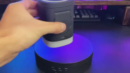 Compact RGB 3-in-1 Charging Station for desk