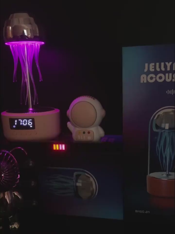 JellyGlow 3in1 Bluetooth speaker and digital clock combo