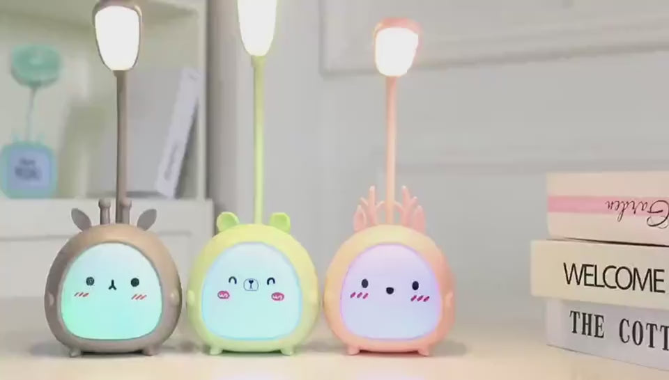 Bedside SheLite Smart Lamp creating cozy ambiance - EASYBUY